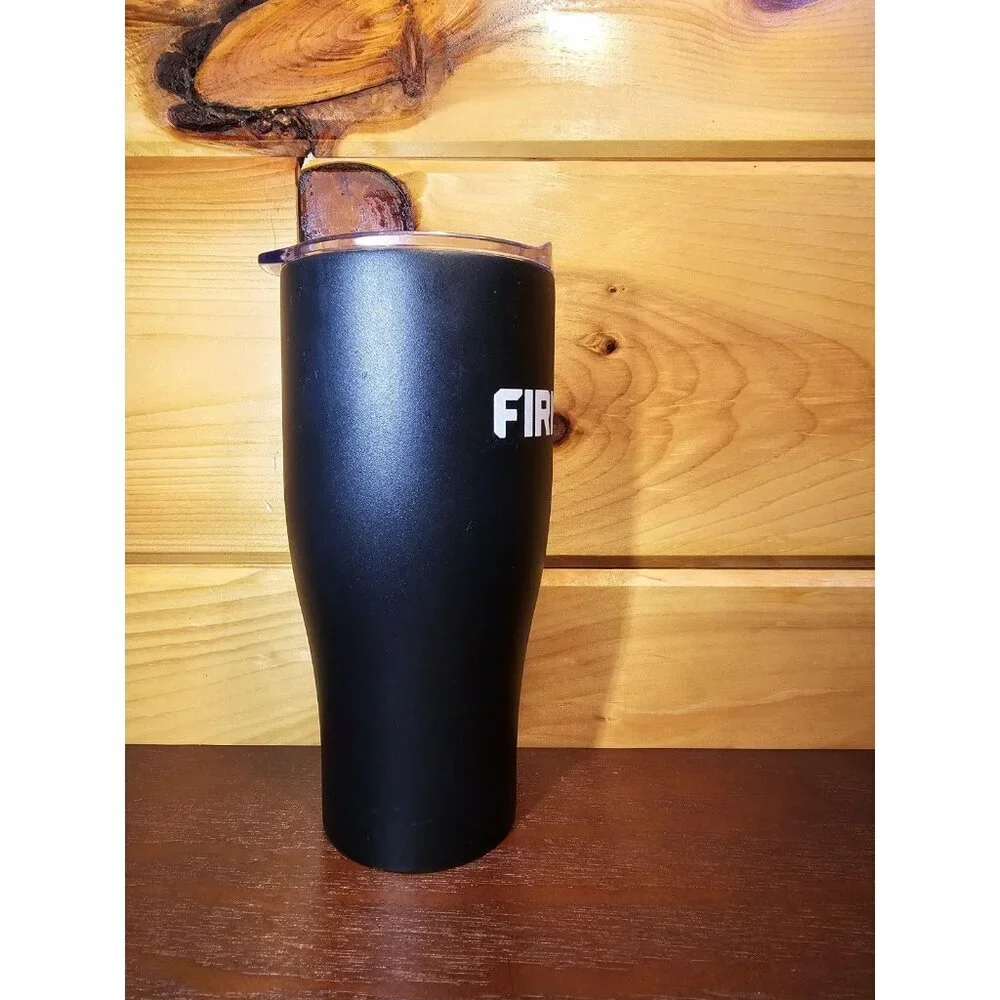 Firm Grip Jobsite Tumbler Trademaster Work 30oz Coffee Mug Black
